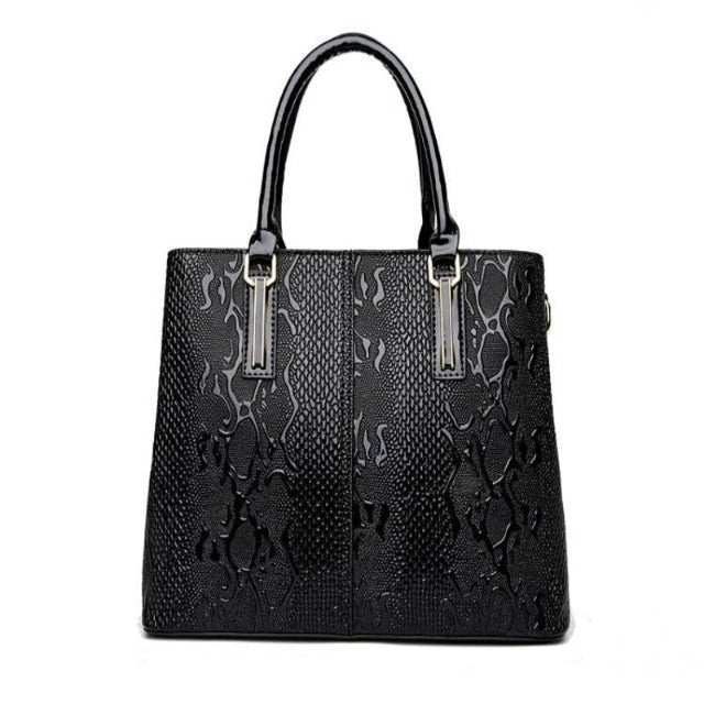 Bolso de Cuero Negro