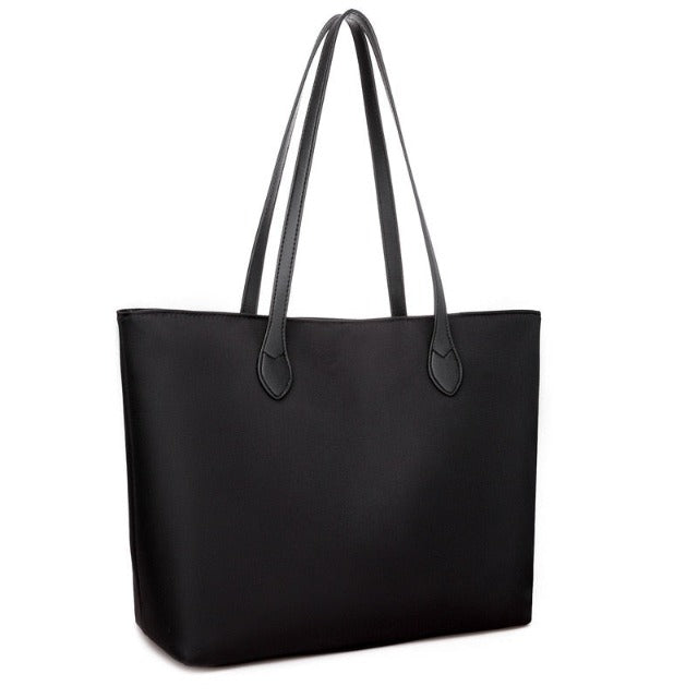 Bolso Tote de Lona Negro
