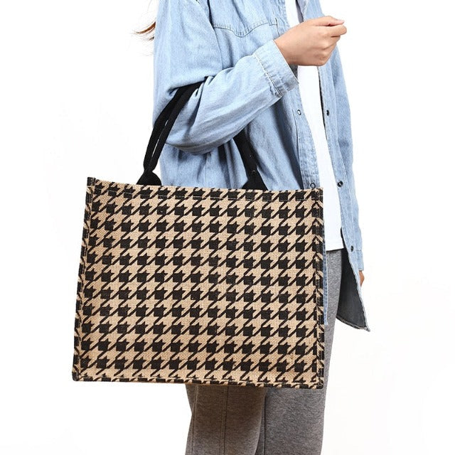 Bolso Tote de Lona Vintage