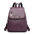 Bolso Cartera de Cuero para Mujer Violeta