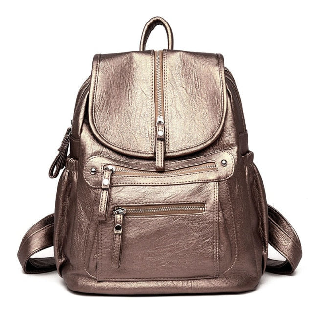 Bolso de Piel para Mujer en Cobre