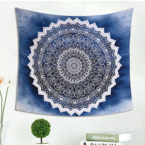 Tapiz Mandala Azul